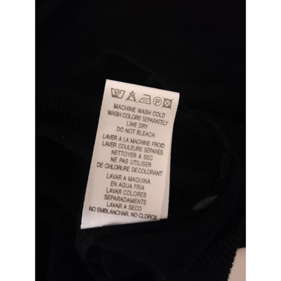 Raffi Linea Uomo Mens Short Sleeve Black Sweater Modal Made In Italy NWT SZ M - Picture 9 of 9